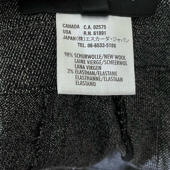 Escada Bootcut Gray Wool Trousers - Picture 6 of 7